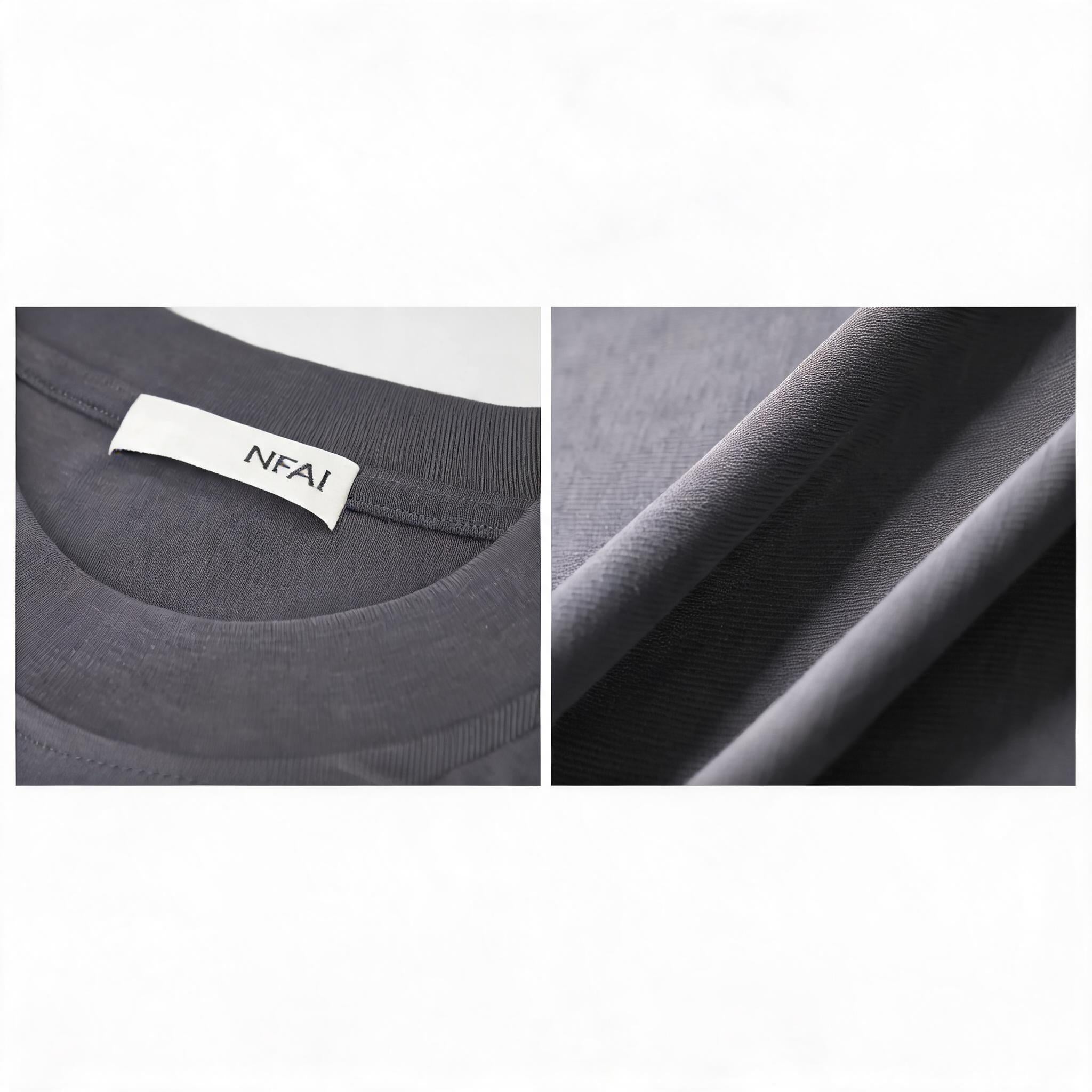 Sanded Slim Stretch Velvet Tee