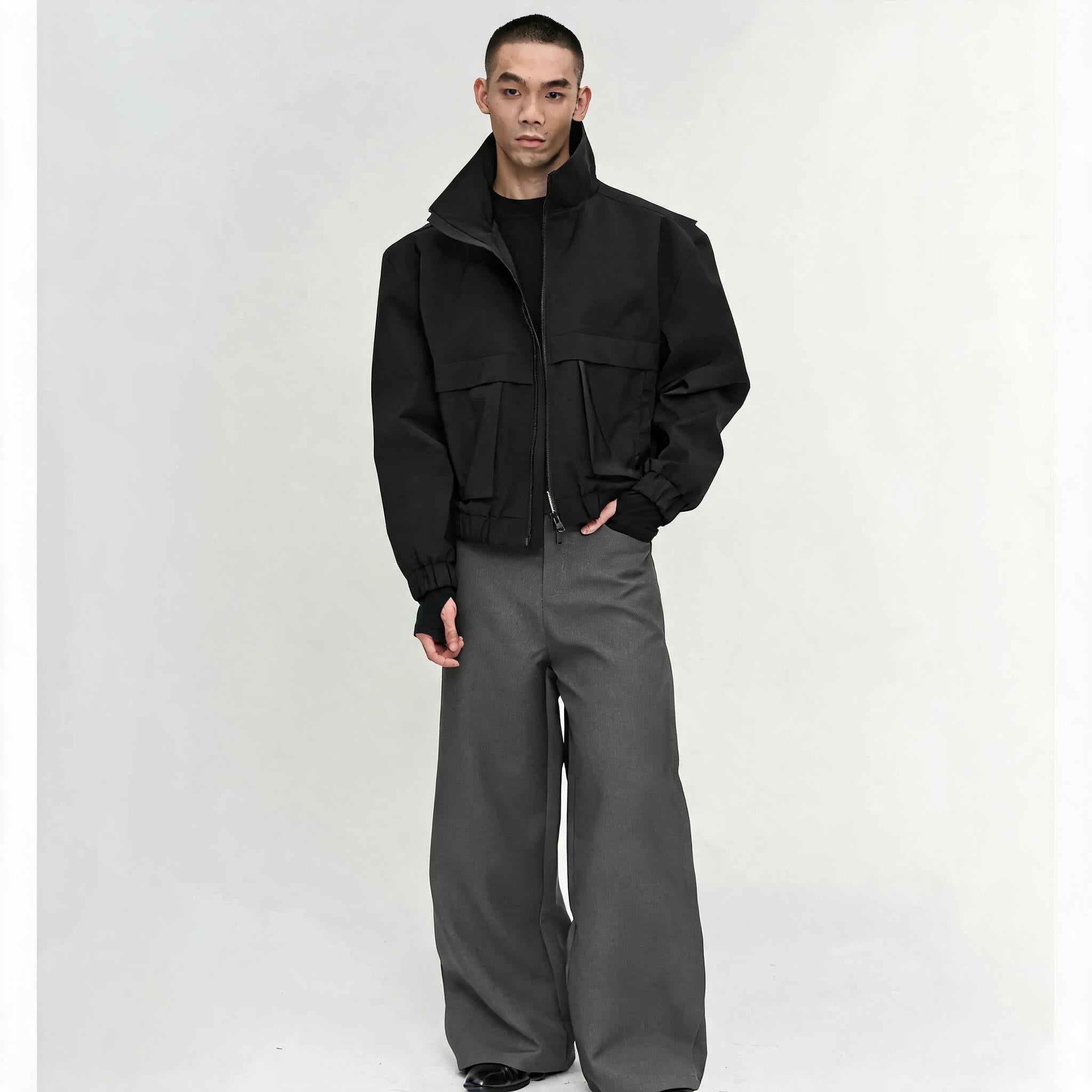 4-Pocket Waterproof Stand-Collar Jackets