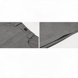 Black Gray Wide Leg Dress Pants