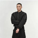 Black Khaki Camo MA1 Bomber Jacket