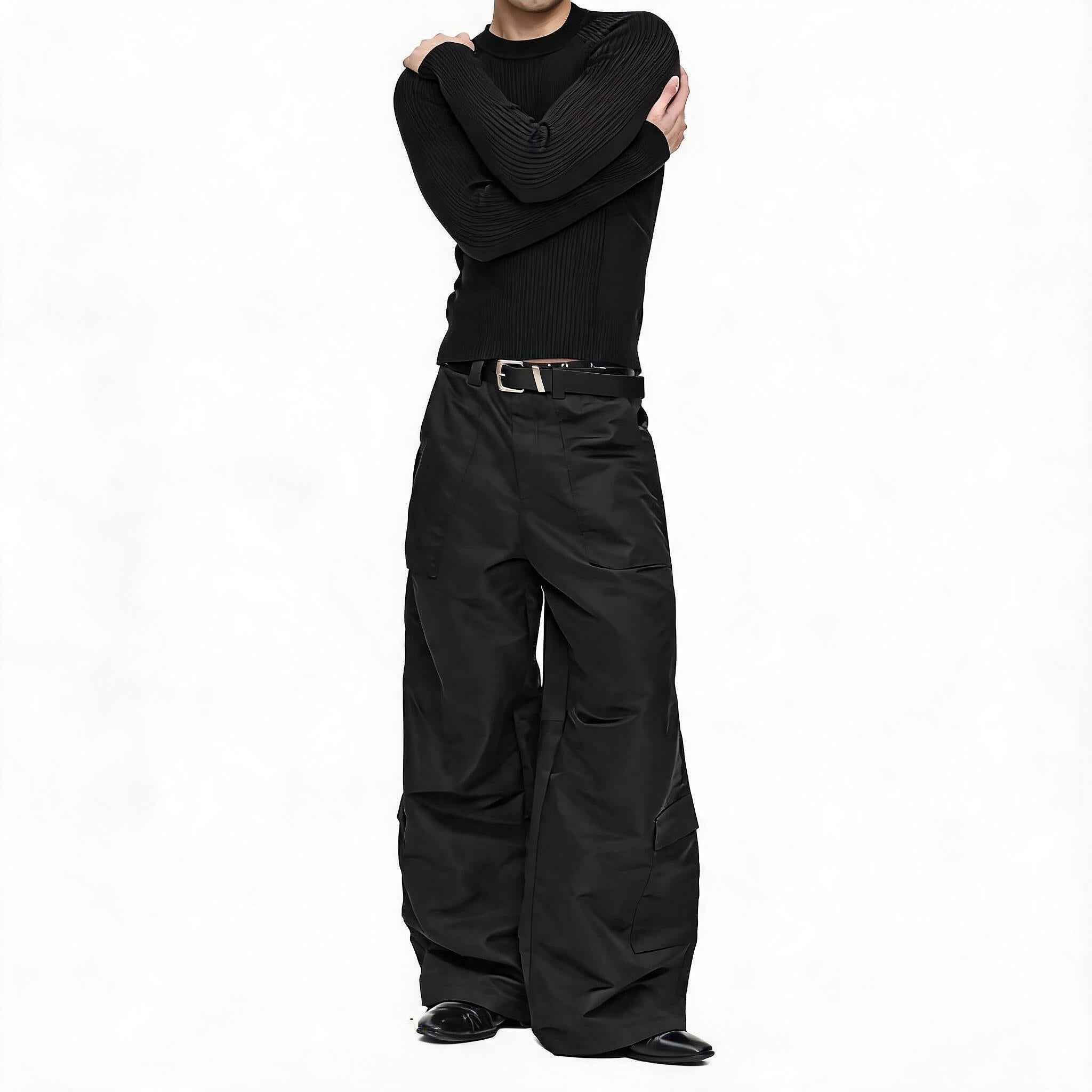 Multi-Color Loose 4-Pocket Cargo Pants