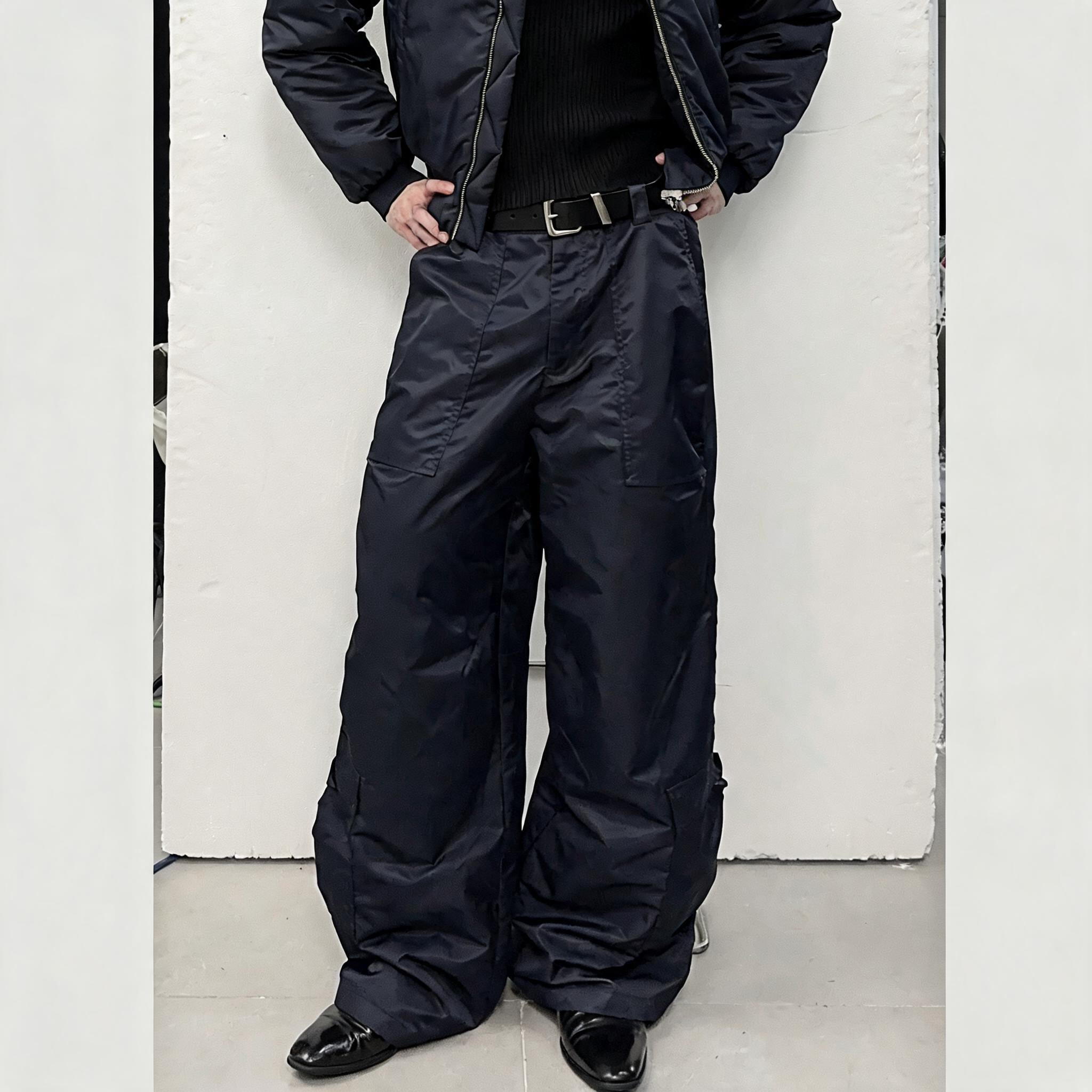 Multi-Color Loose 4-Pocket Cargo Pants
