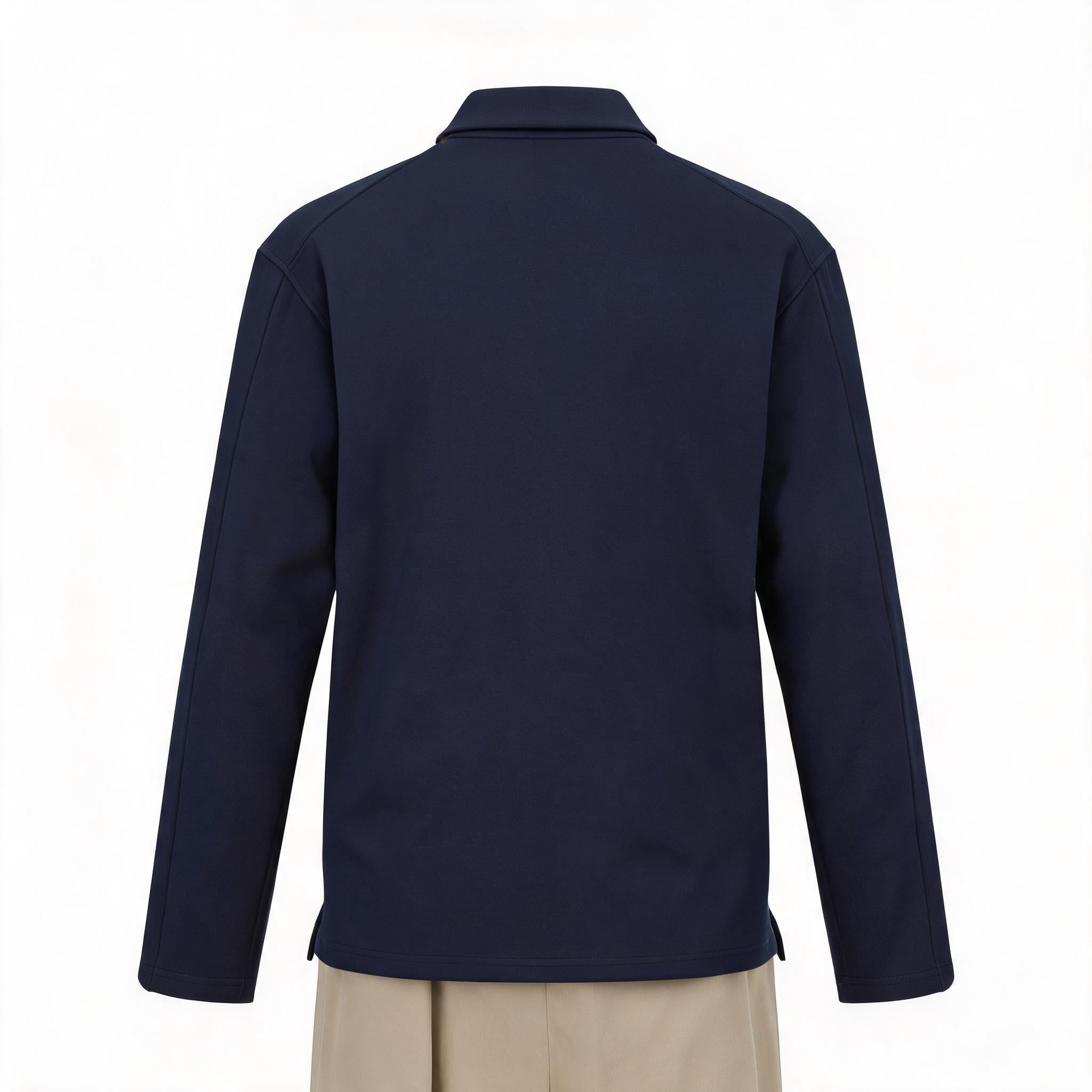 Collared Polo with Magnetic Closure
