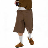 Men's Vintage Loose Cropped Pants