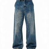 Unisex Vintage Wide Leg Jeans