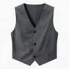 Vintage Sleeveless Grey Suit Vest