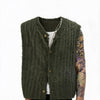 Forest Green Skin-friendly Knit Vest
