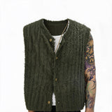 Forest Green Skin-friendly Knit Vest