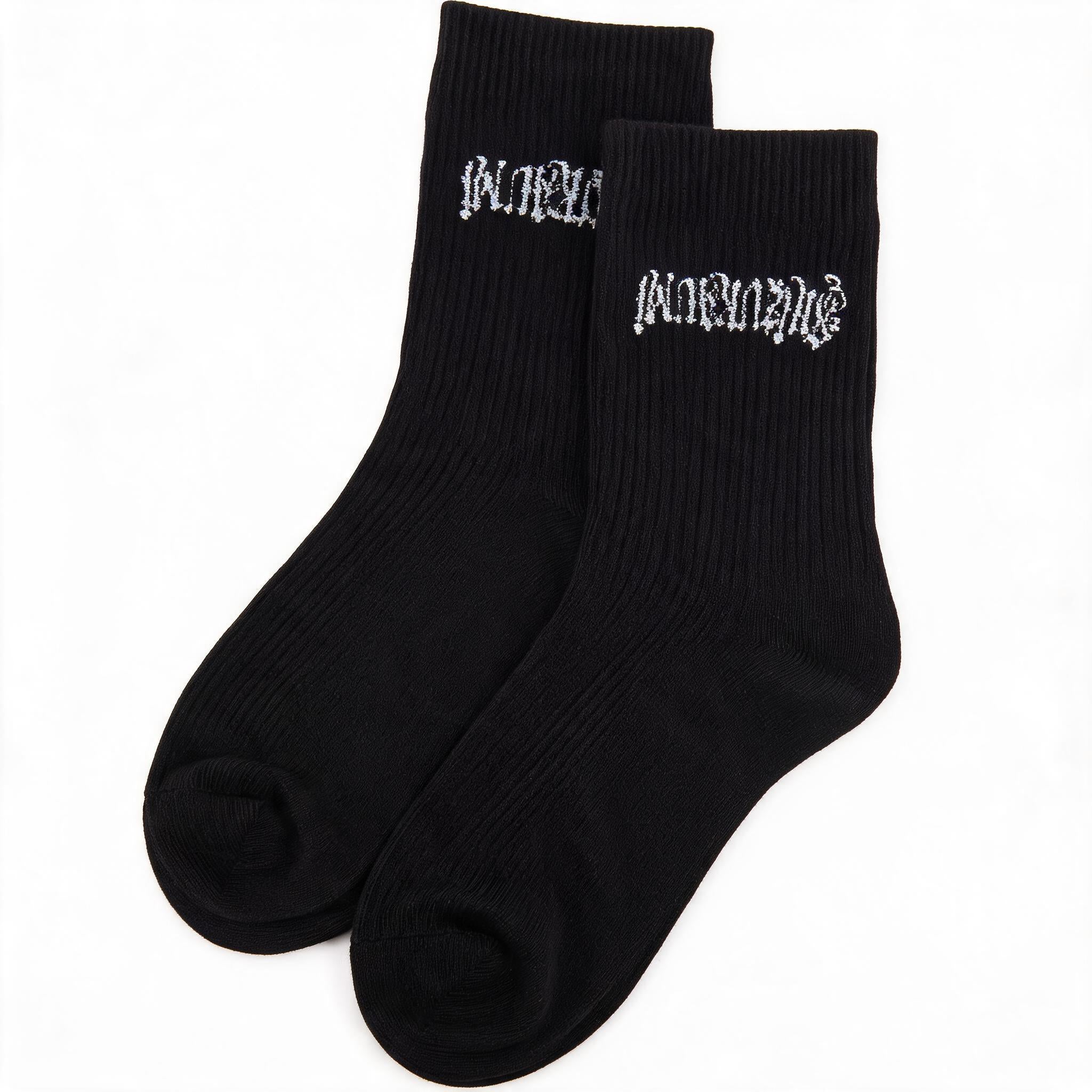 Men's One Size Cotton High-Top Socks