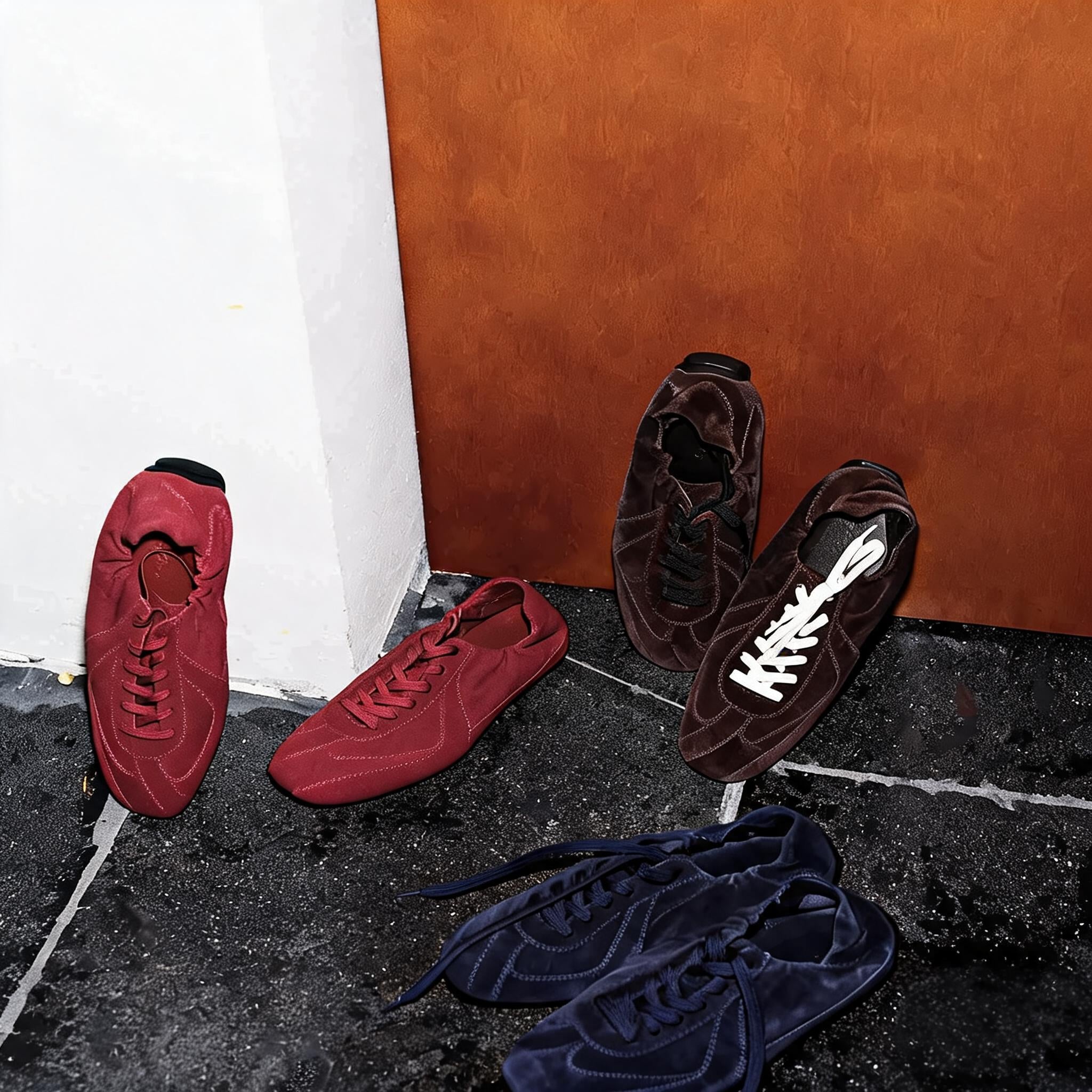 Assorted Suede De Trainer Casual Shoes