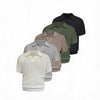 Polo Collar Ice Silk Knit Tees