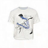 Water Stain Print Short Sleeve Tee