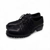 Pleated Strap Horse Lined Derby Shoes