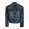 Frosted Washed Denim Jacket