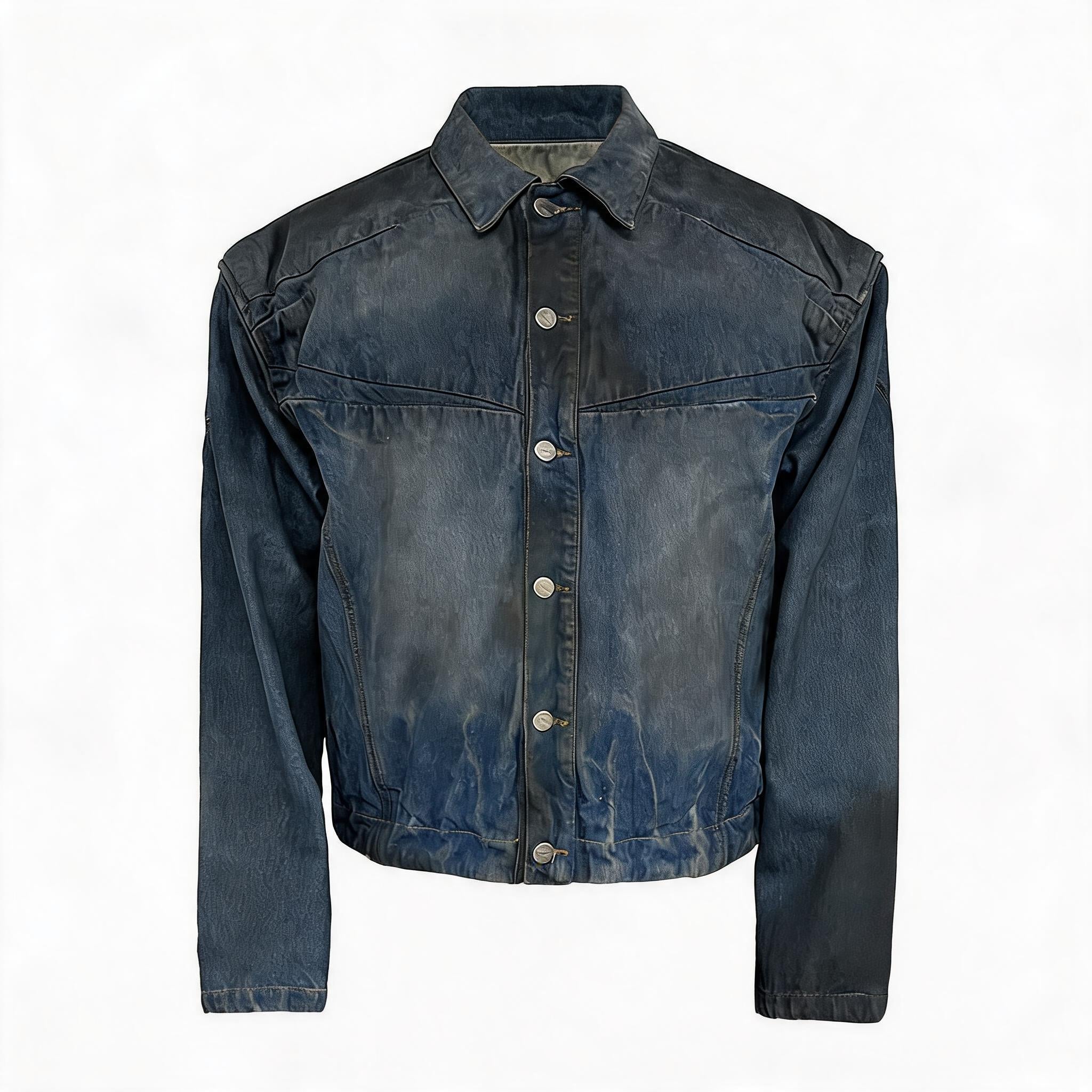 Frosted Washed Denim Jacket