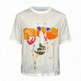 Juicy Digital Print Wool Tencel Tee