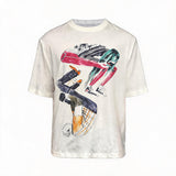 Short Sleeve Tai Chi Print Tee