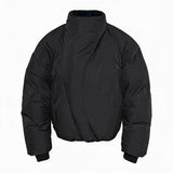 Magnetic Zipper Turtleneck Down Jacket