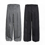No Waistband Wide Leg TR Trousers