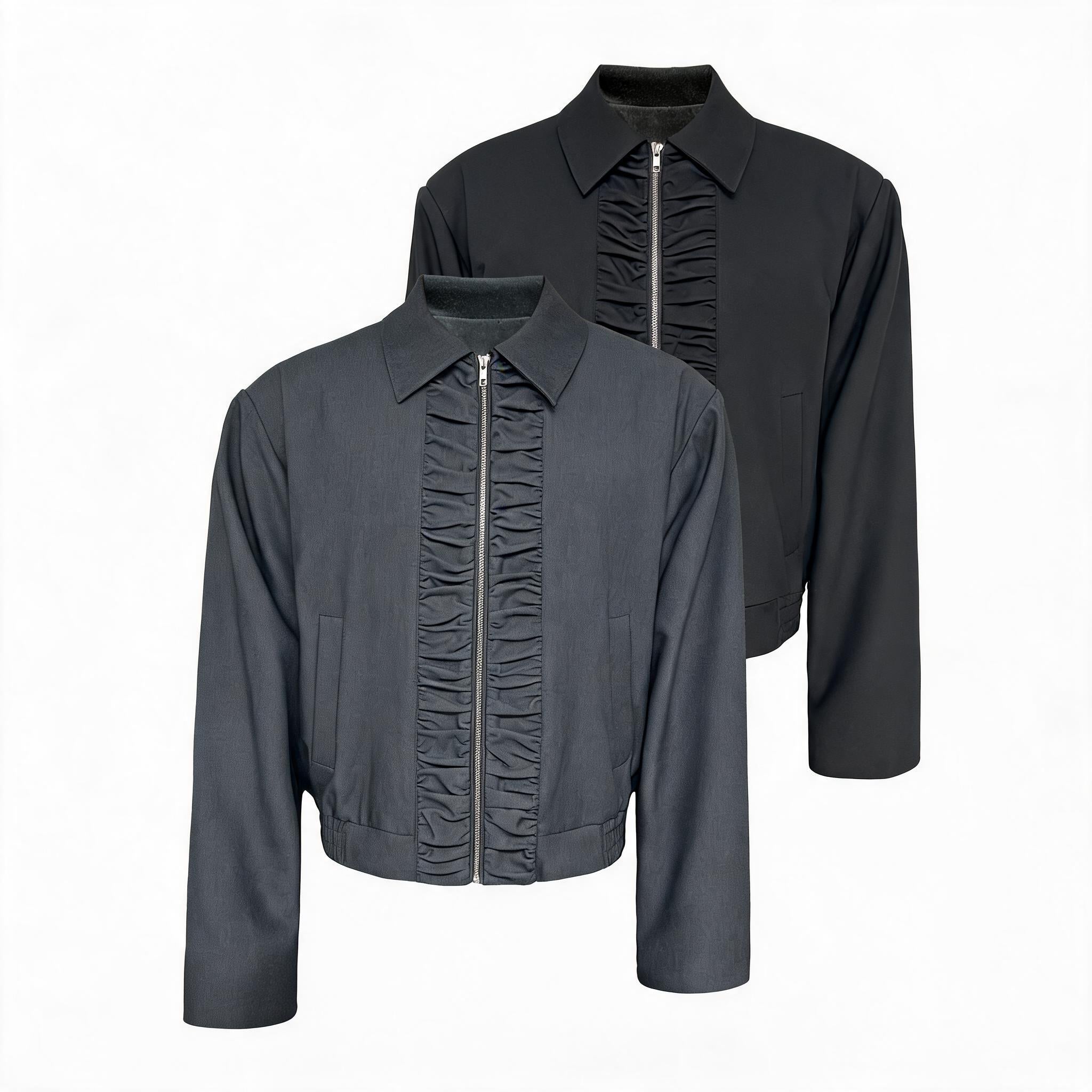 Boxy Fit Court Jacket YKK Zipper