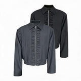 Boxy Fit Court Jacket YKK Zipper