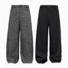 Loose Pleated Wool Pants