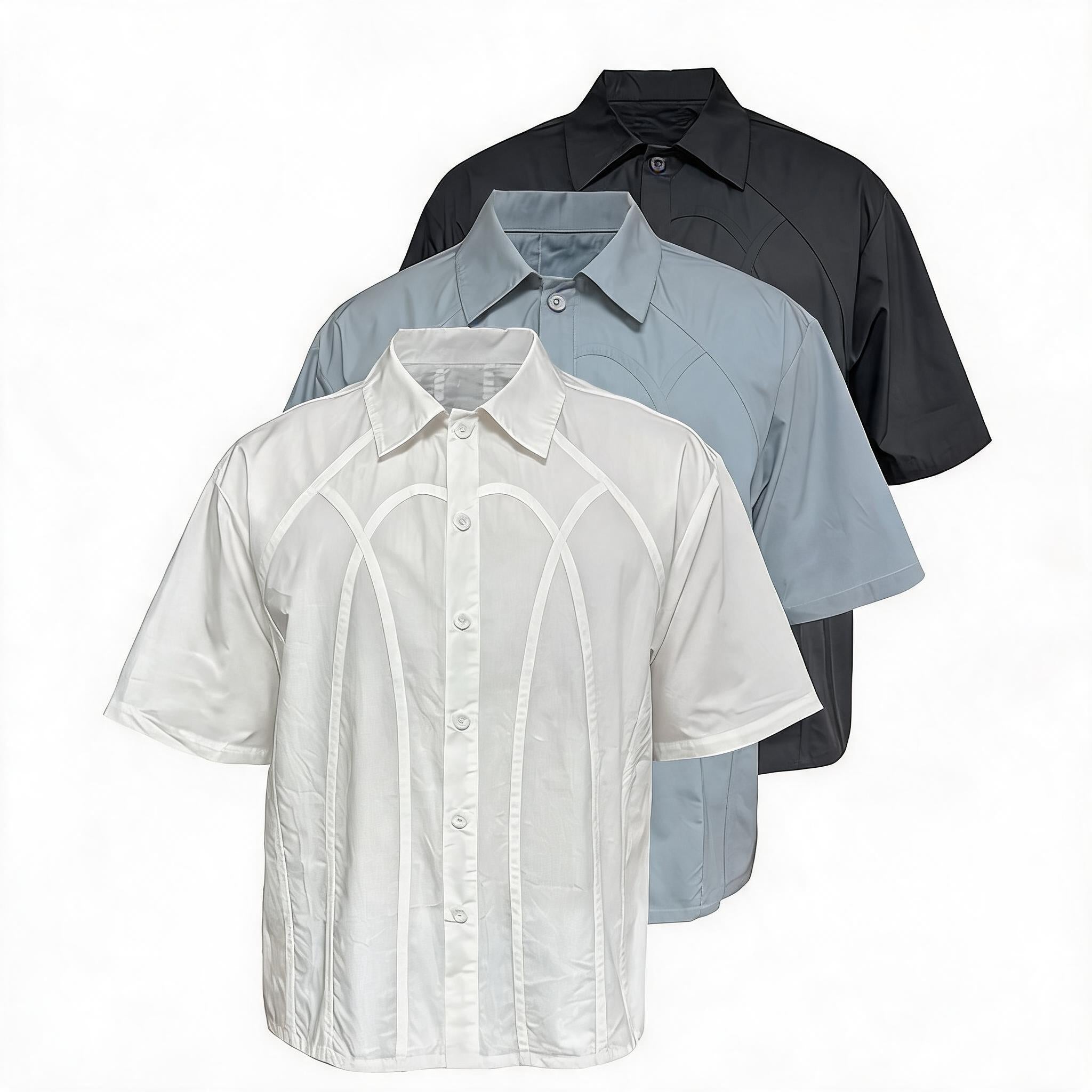 Fence Short Sleeve Cotton Shirt