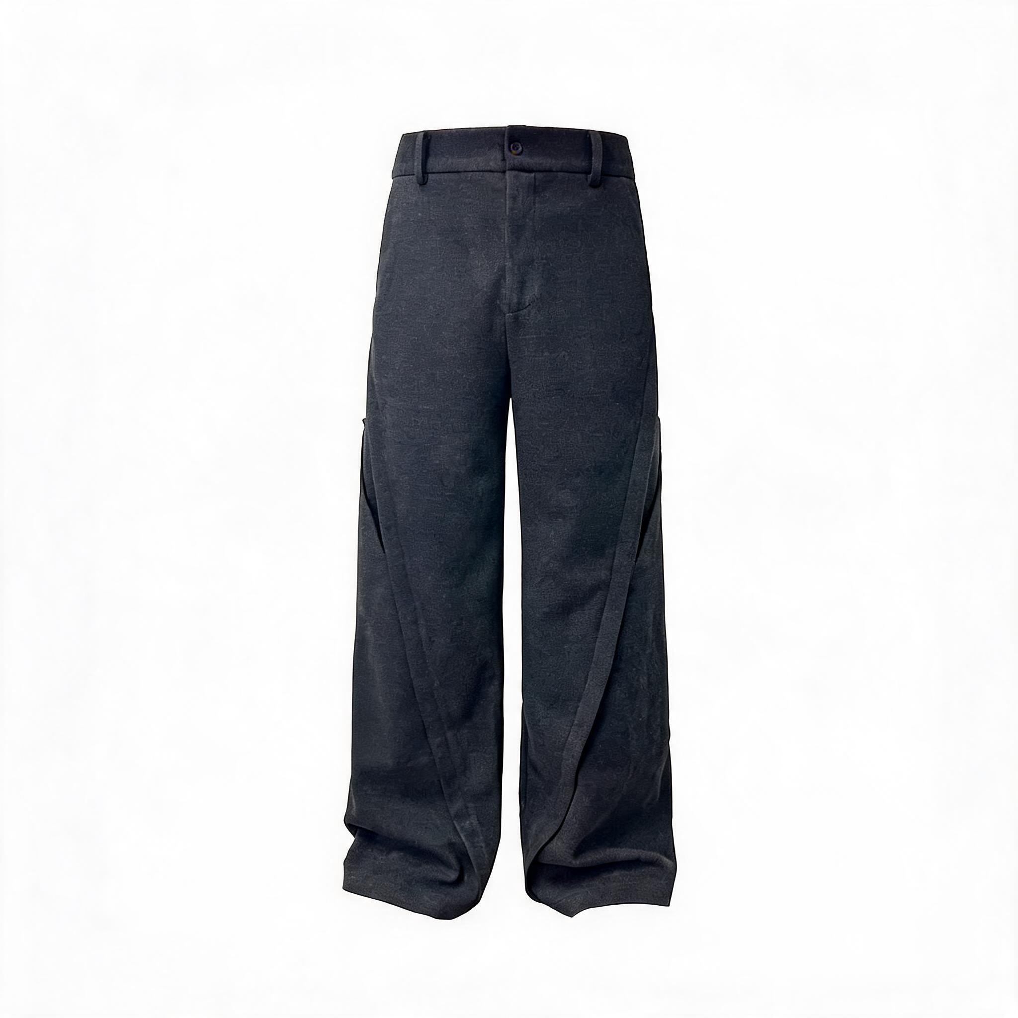 Loose Flare Fleece Pants