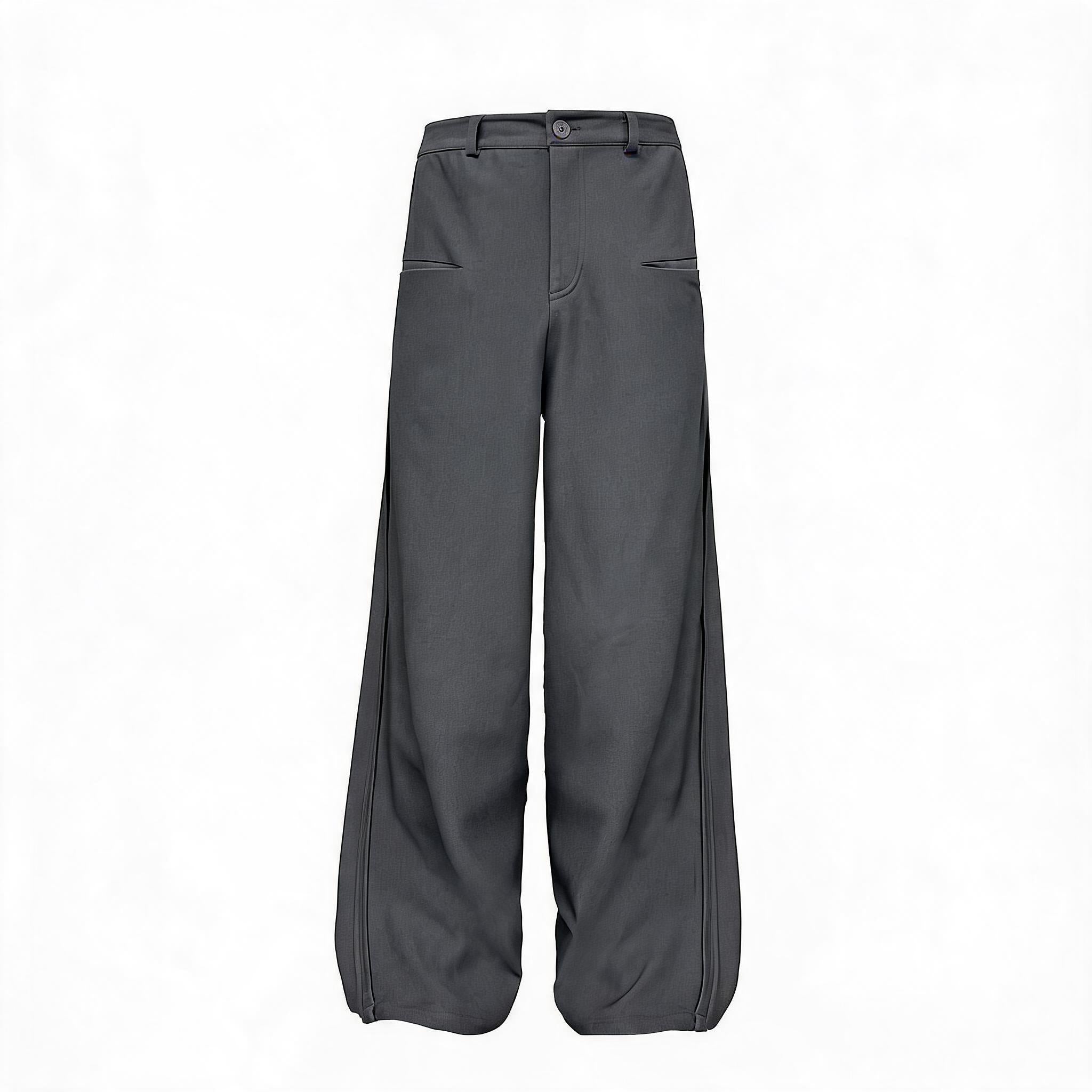 Baggy Deconstructed Tailored Pants
