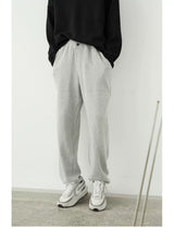 Stripe Plush Drawstring Track Pants