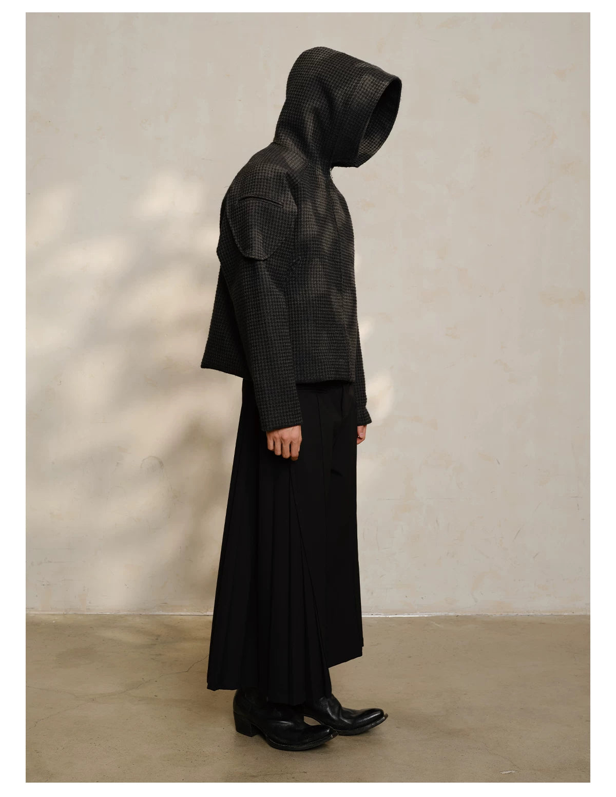 Black Hooded Zip Bee Keeper Jacket