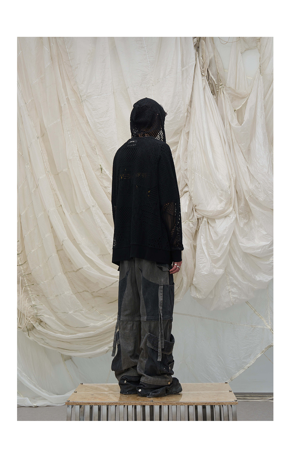 Multi-Length Detachable Patchwork Cargo Pants