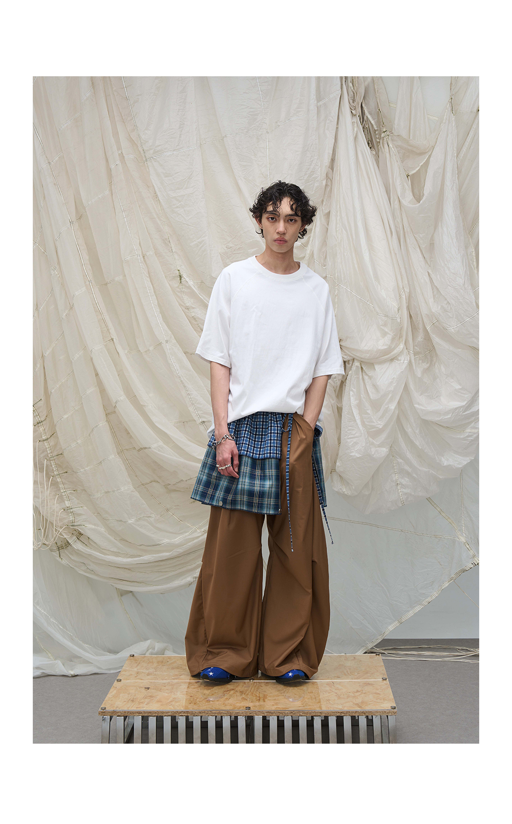 Plaid Unisex Skirt Extender