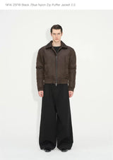 Loose Slim Lapel Collar Cotton Coat