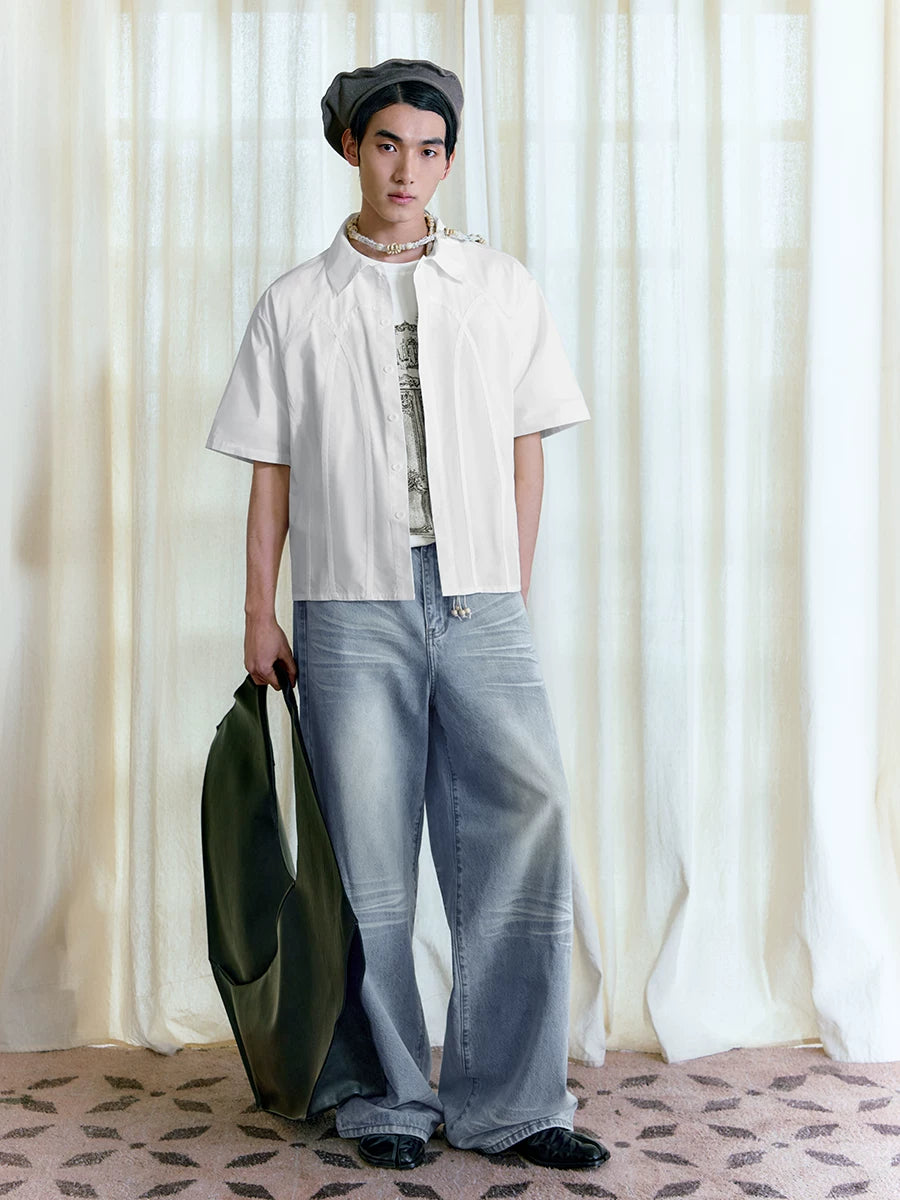 Fence Short Sleeve Cotton Shirt
