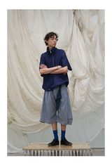 Vintage Safari Patchwork Short Sleeve Shirt