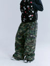 Army Green Camo Loose Cargo Pants