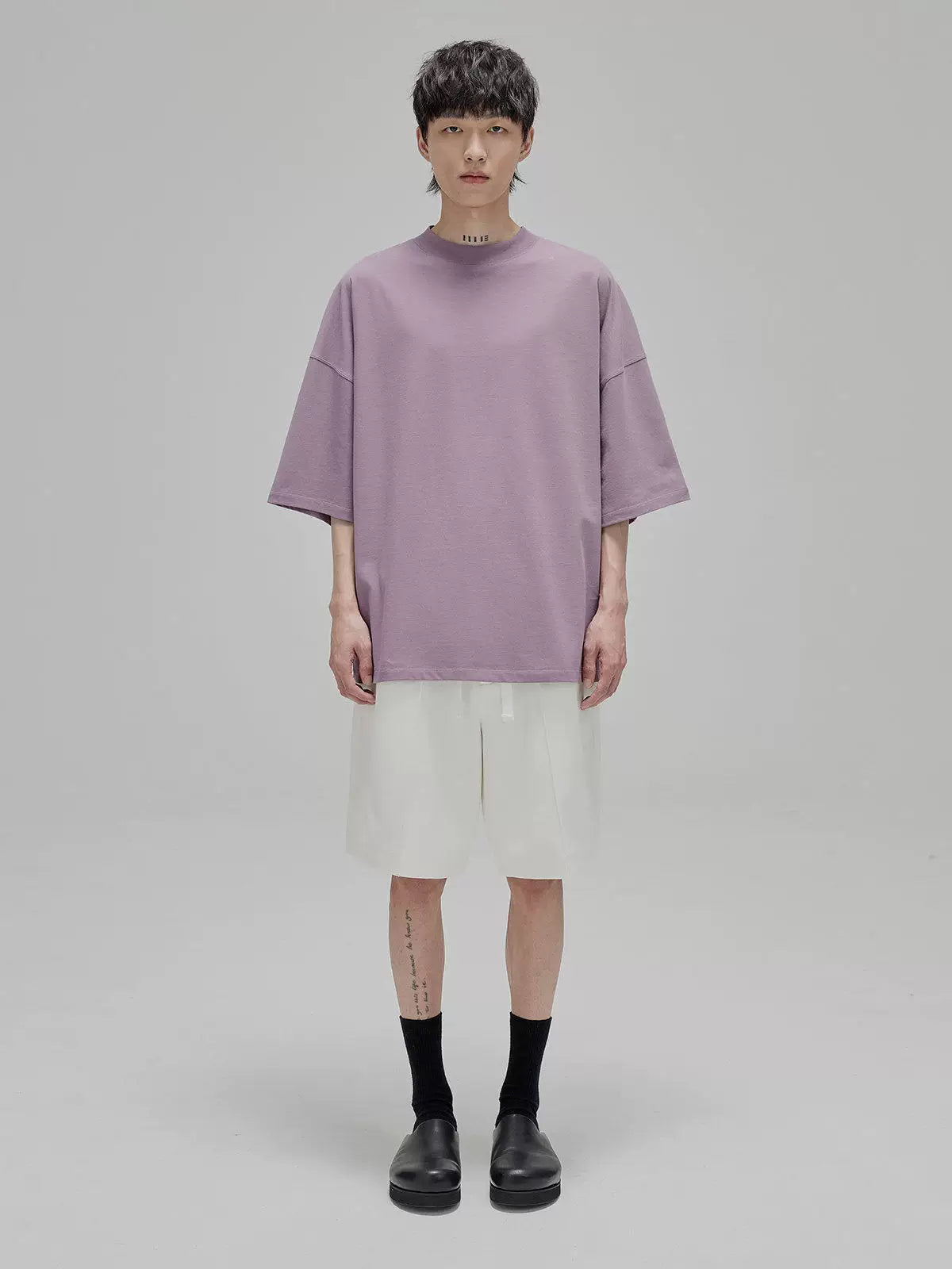 Vintage Ribbed Half Sleeve Tees