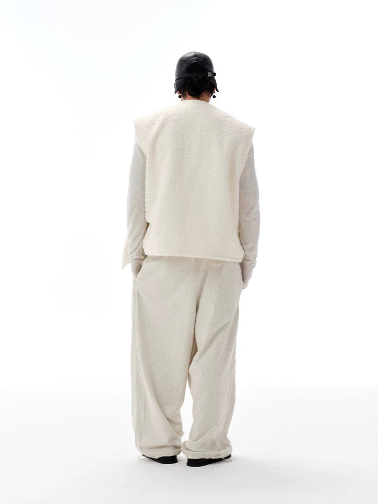 Men's Oversized Lamb Wool Vest