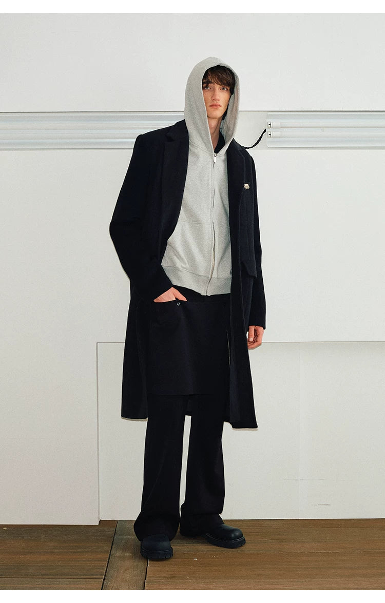 70% Australian Woolen Reversible Long Coat