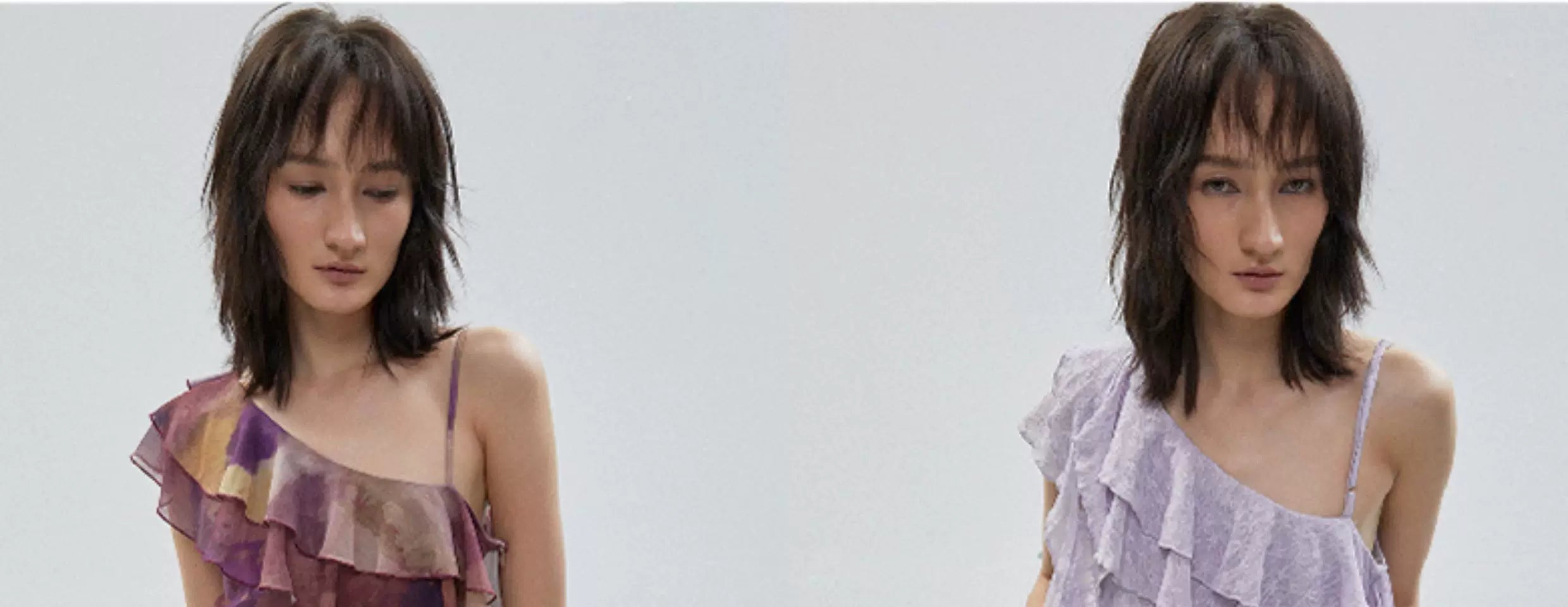 One-shoulder Vintage Lined Mesh Lace Dress