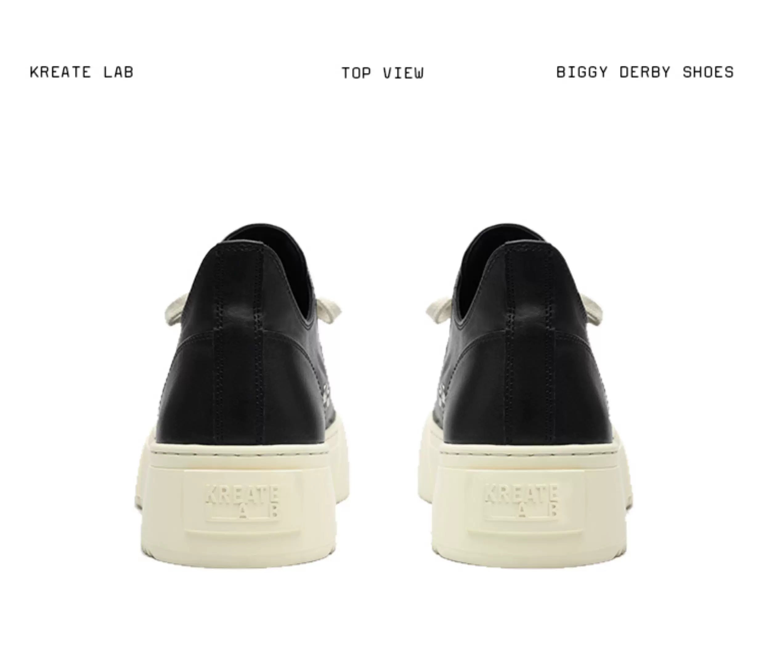 Leather Platform Casual Sneakers