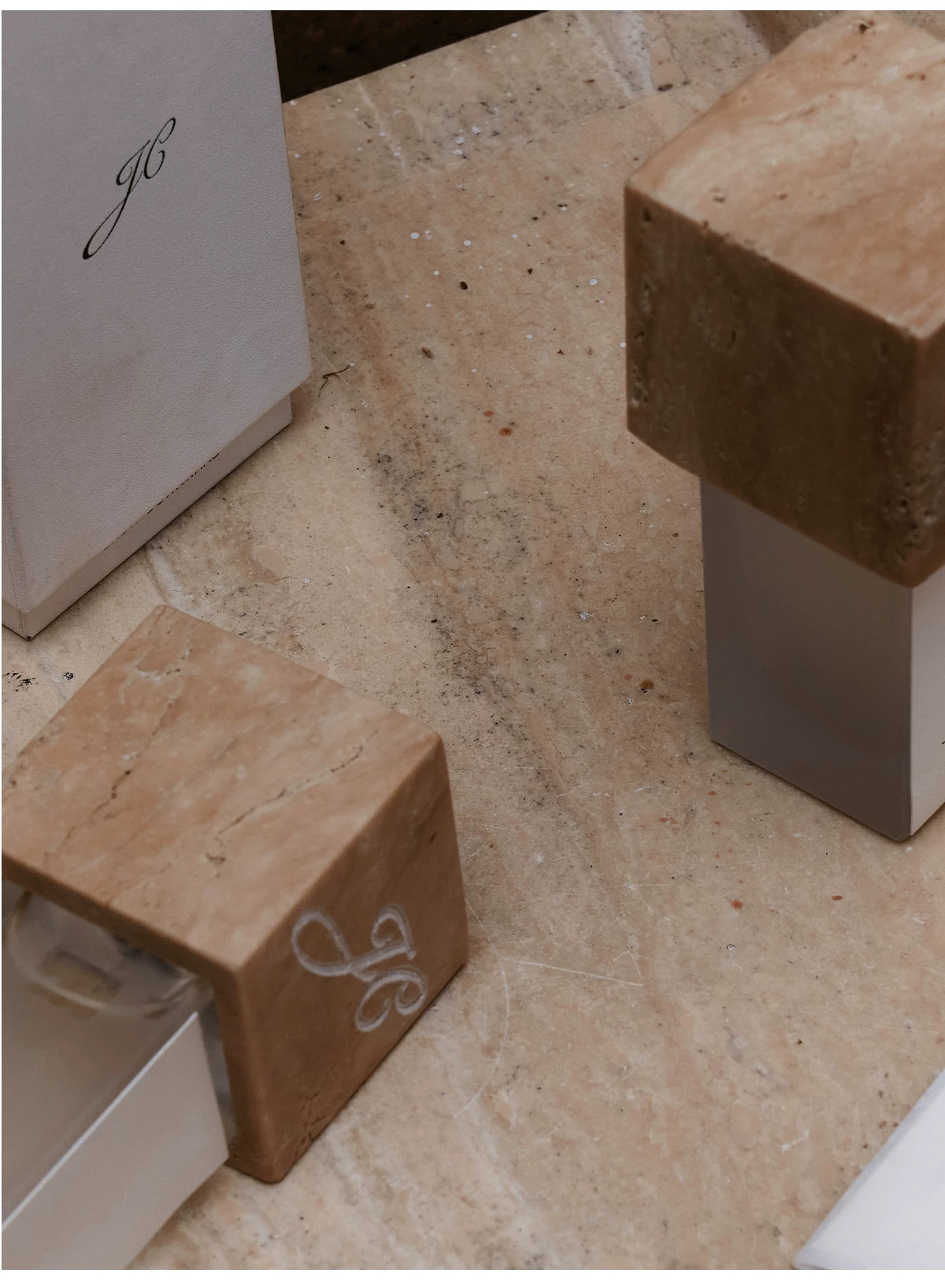 Woody Perfume with Italian Travertine Cap
