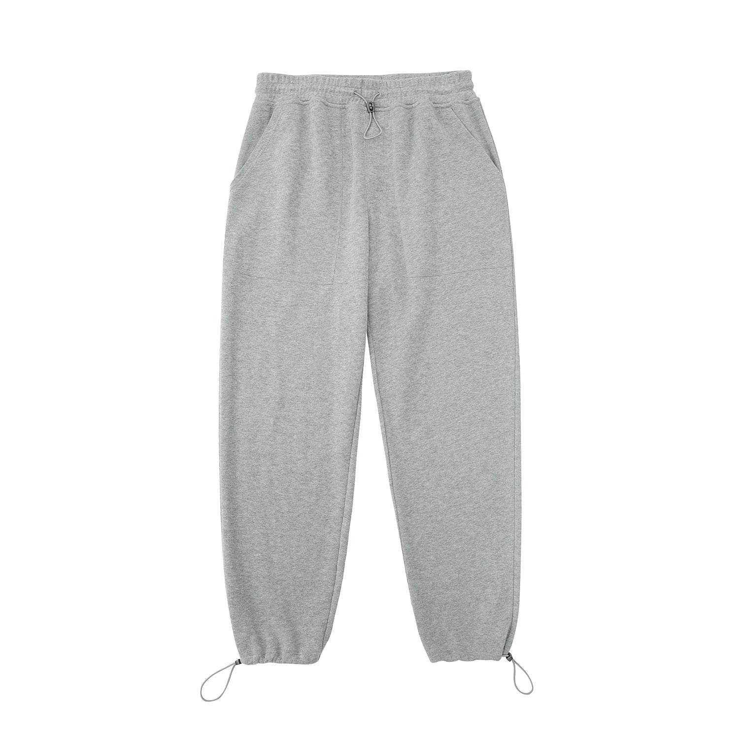 Stripe Plush Drawstring Track Pants