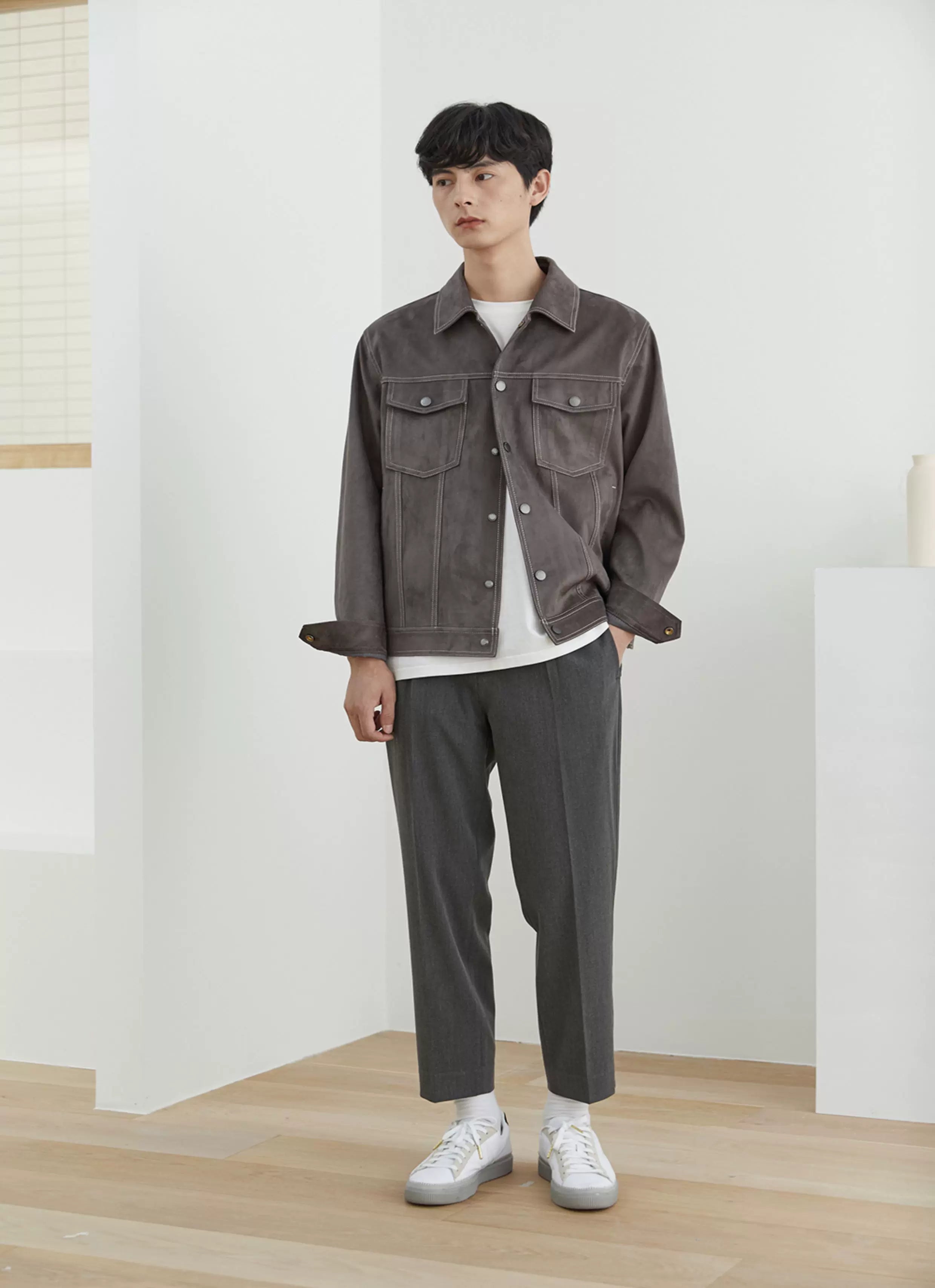 Elastic Waist Loose Ankle Pants