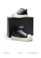 Nappa Leather Low-top Chunky Sneakers