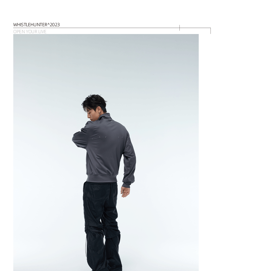 Two-Color Stretchy Cooling Quick-Dry Zip Sweatshirt
