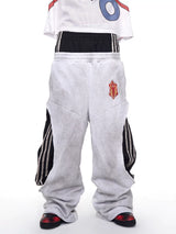 Men's 2-In-1 3-Stripe Wide Leg Sweatpants