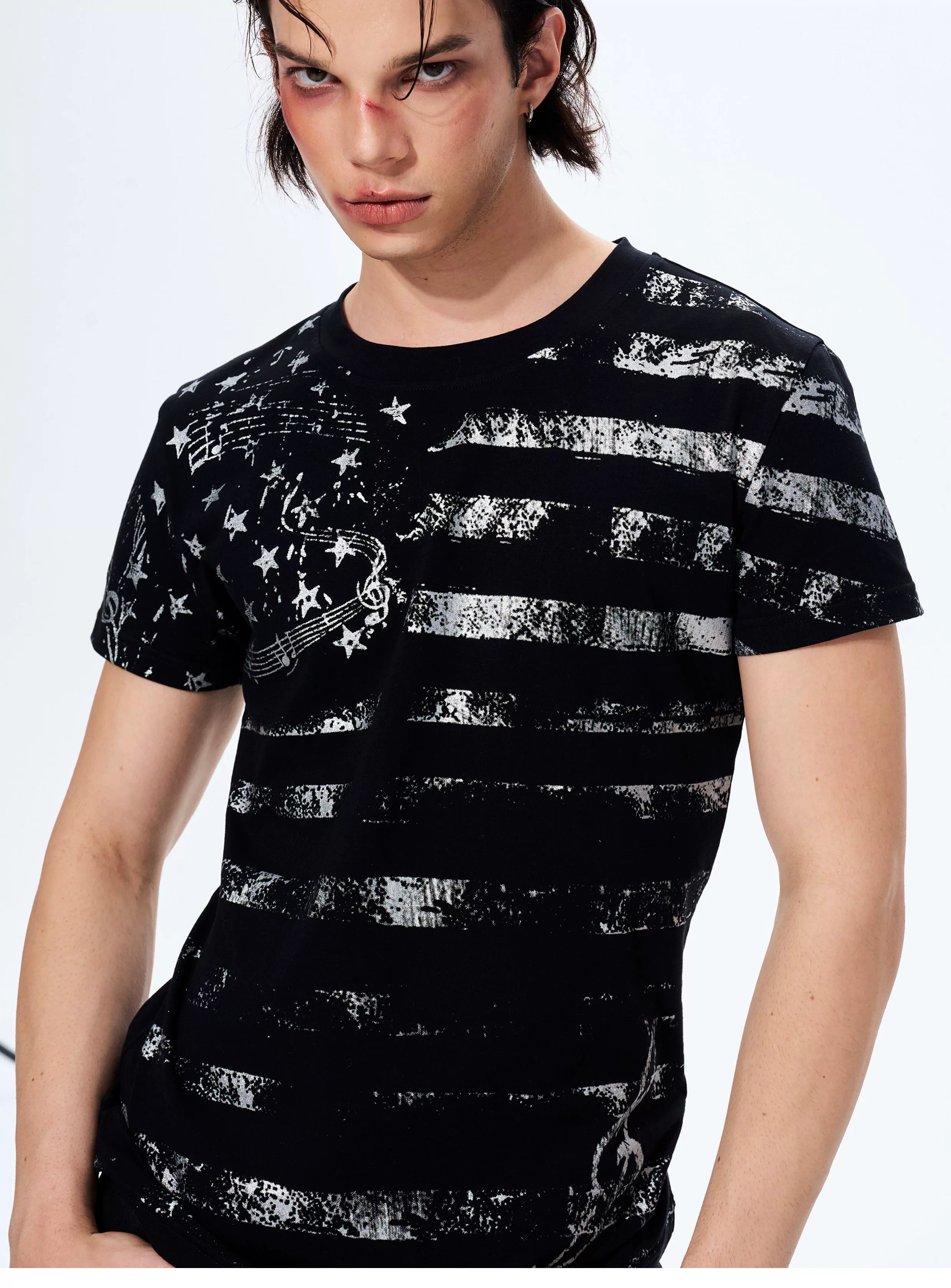 Men's Star Print Street Tee