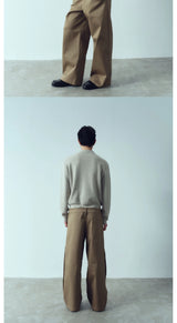 Short Jacquard Casual Wool Sweater